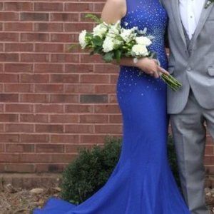 Royal Blue Prom/Formal Dress. Size 4 Blush Prom brand. Worn Once